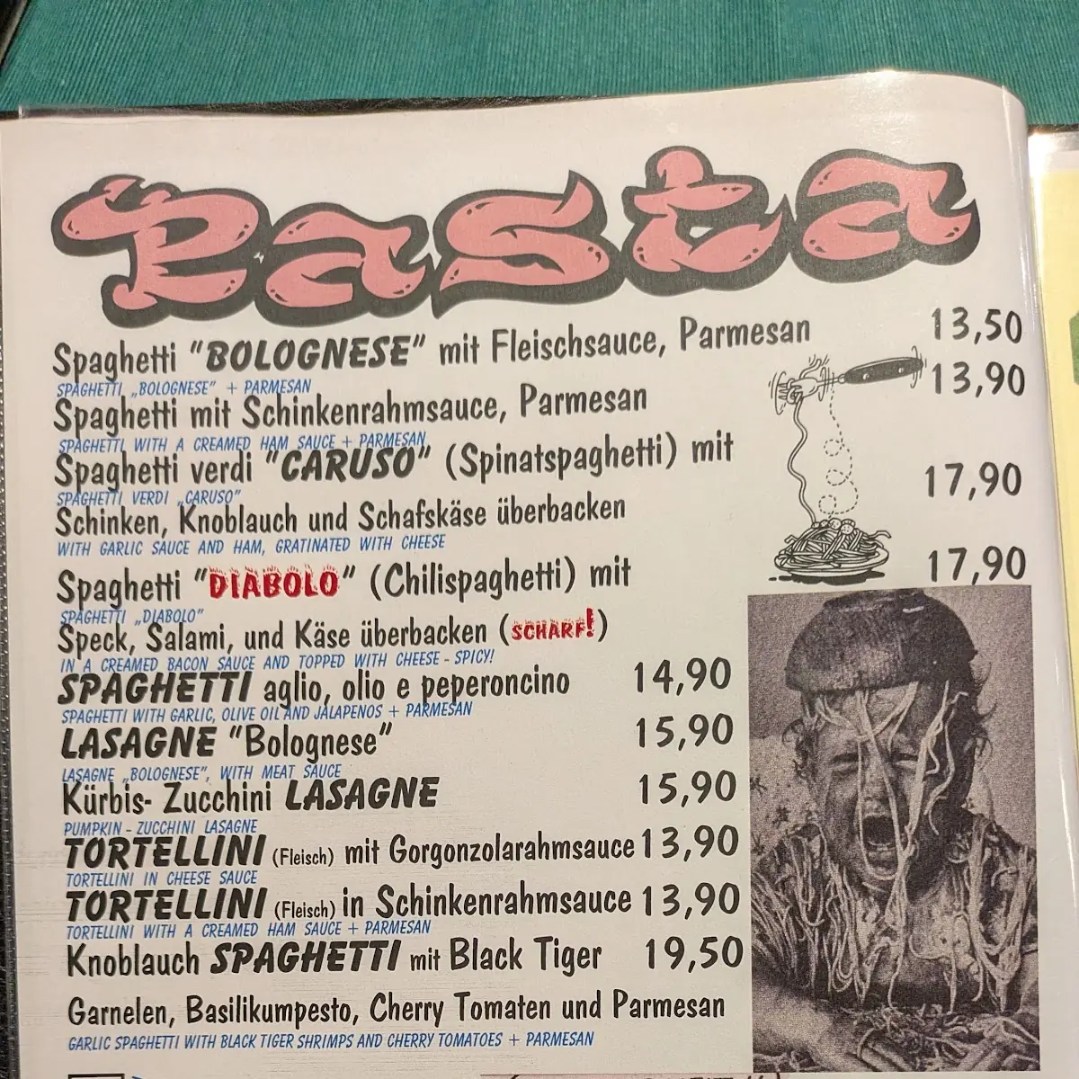 Speisekarte photo 2