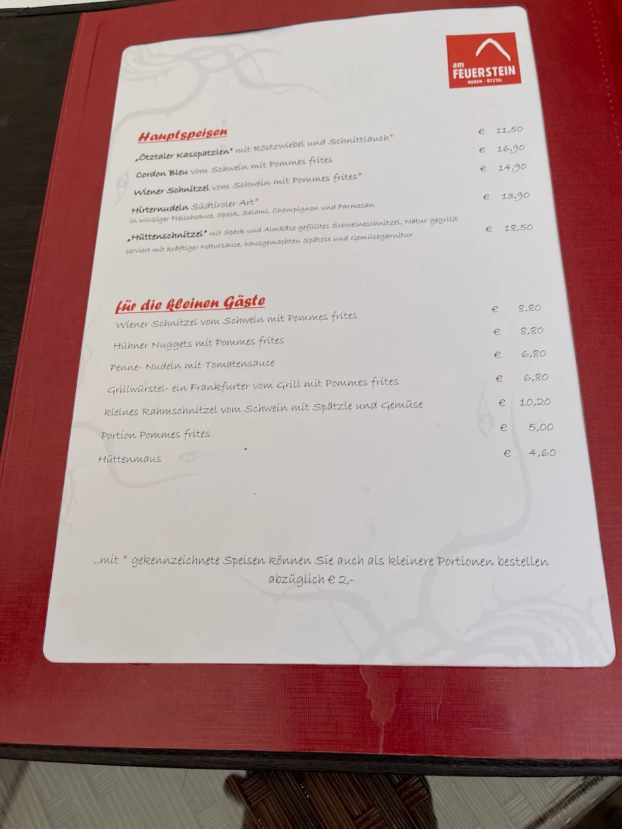 Speisekarte photo 1