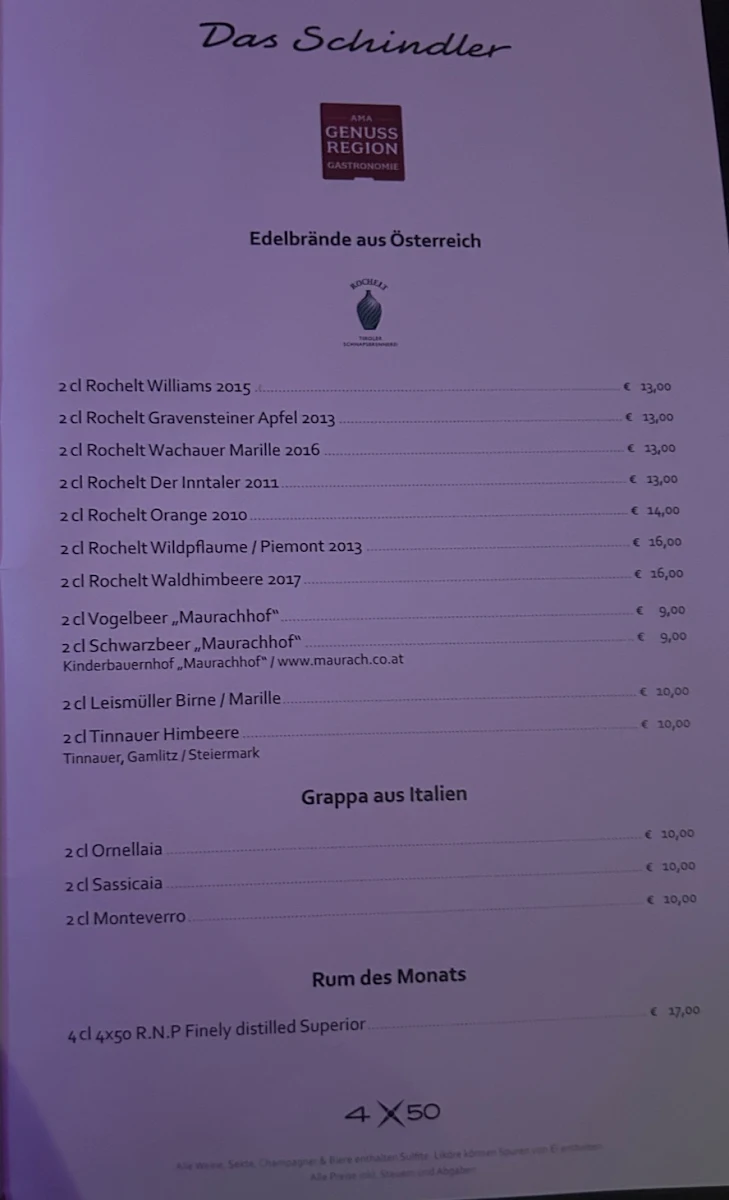 Speisekarte photo 2