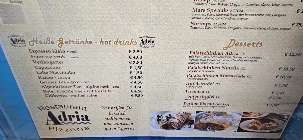 Speisekarte photo 2