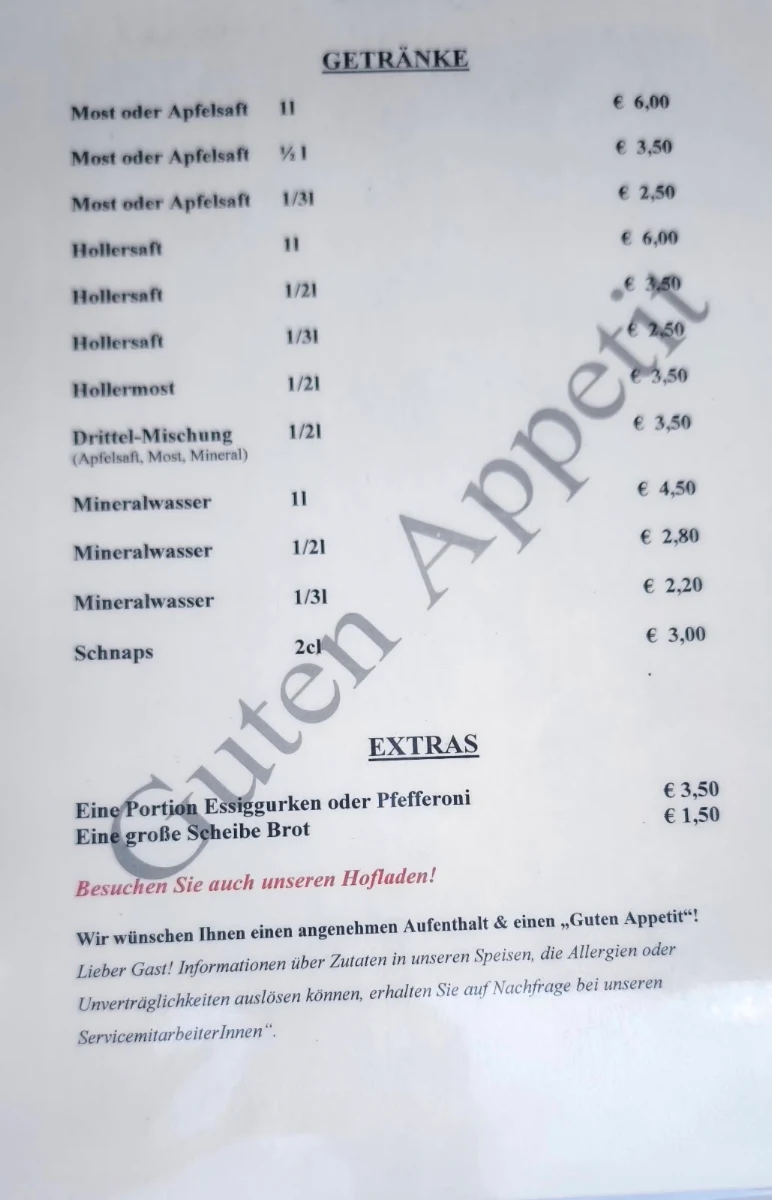 Speisekarte photo 2
