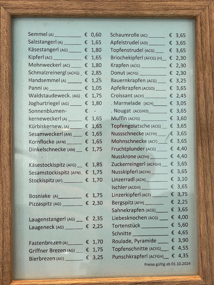 Speisekarte photo 1