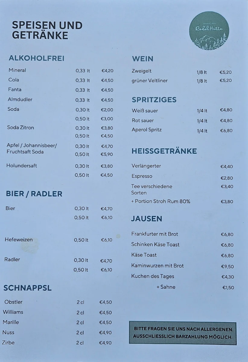 Speisekarte photo 1
