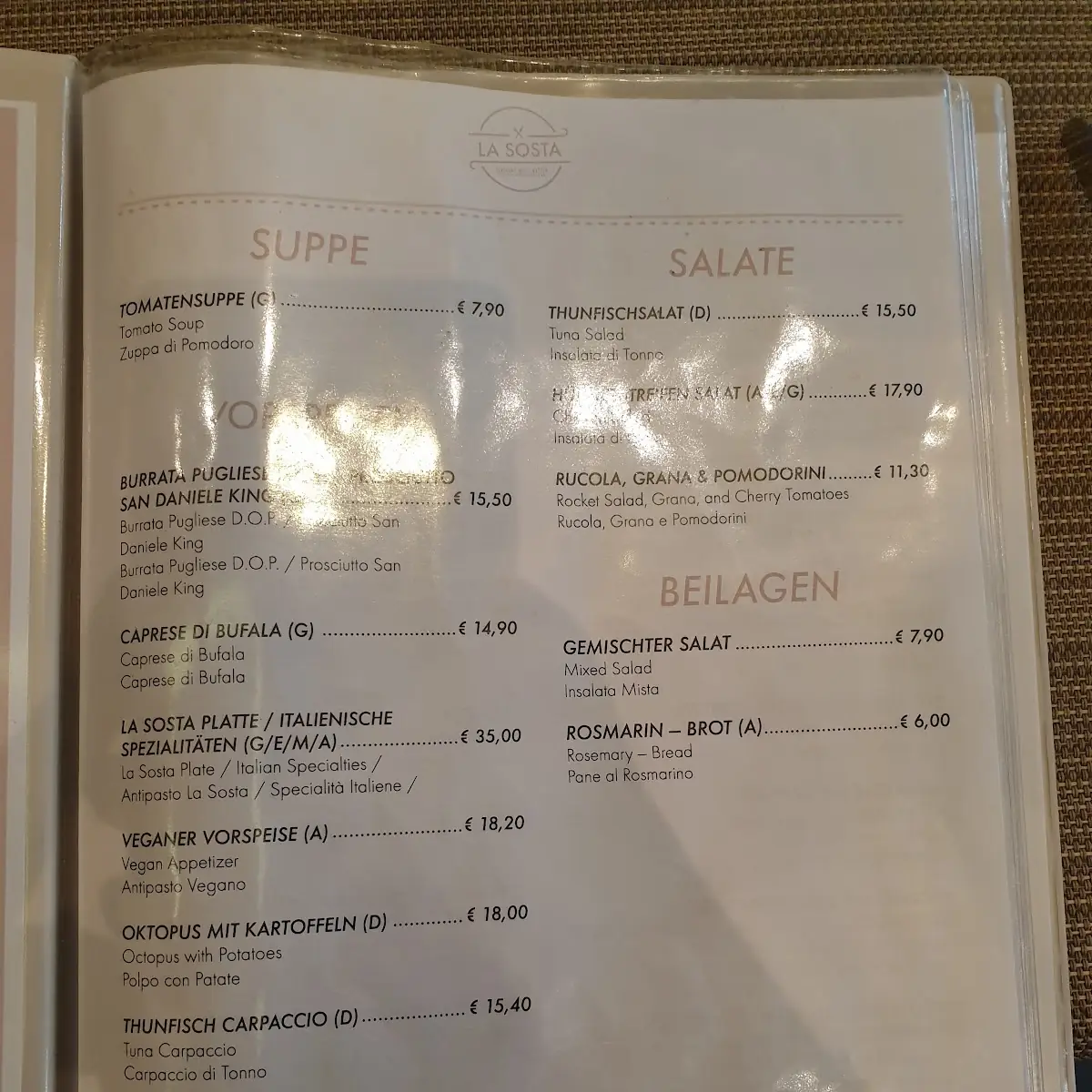 Speisekarte photo 10