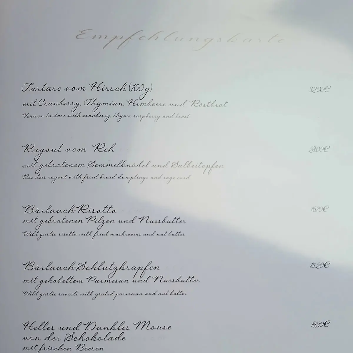 Speisekarte photo 6