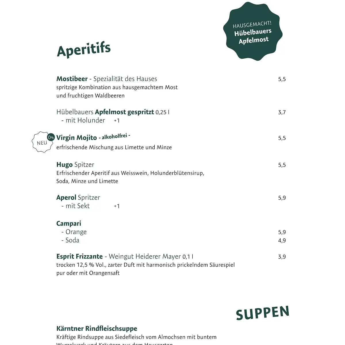 Speisekarte photo 6