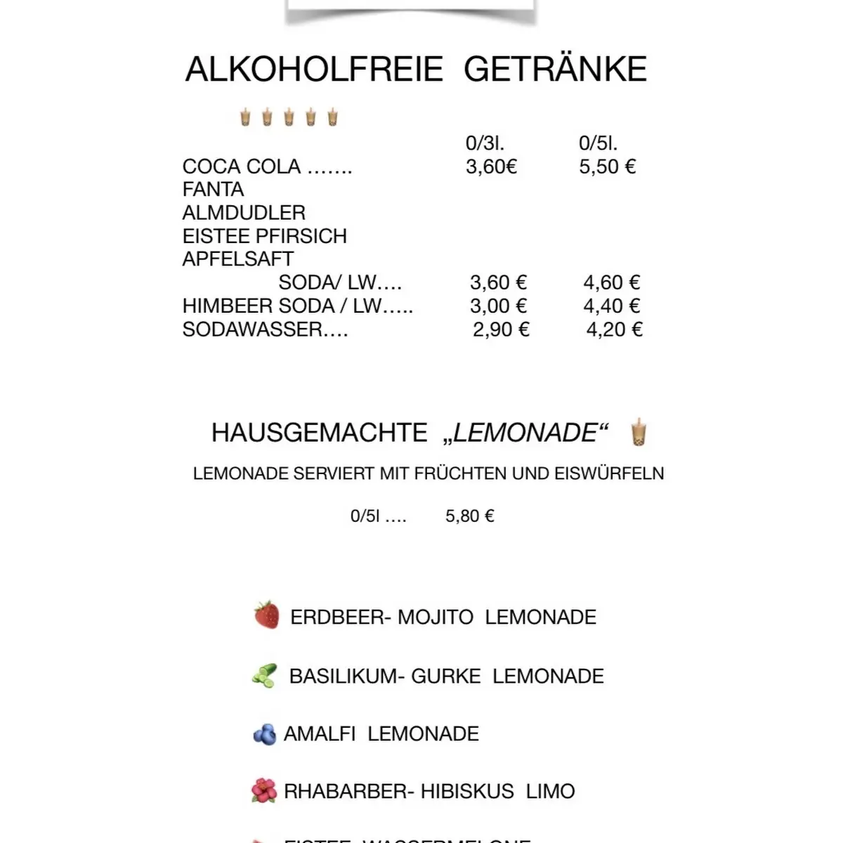 Speisekarte photo 3