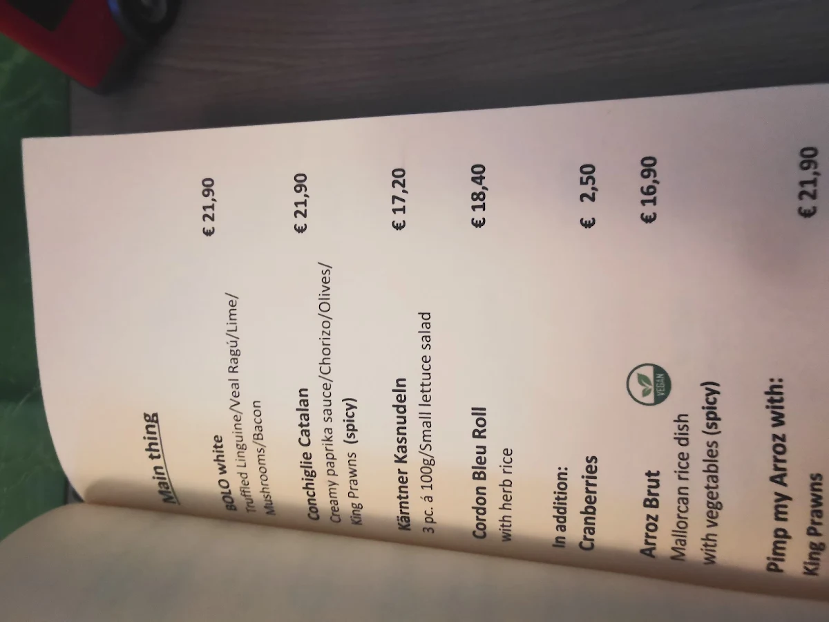 Speisekarte photo 3