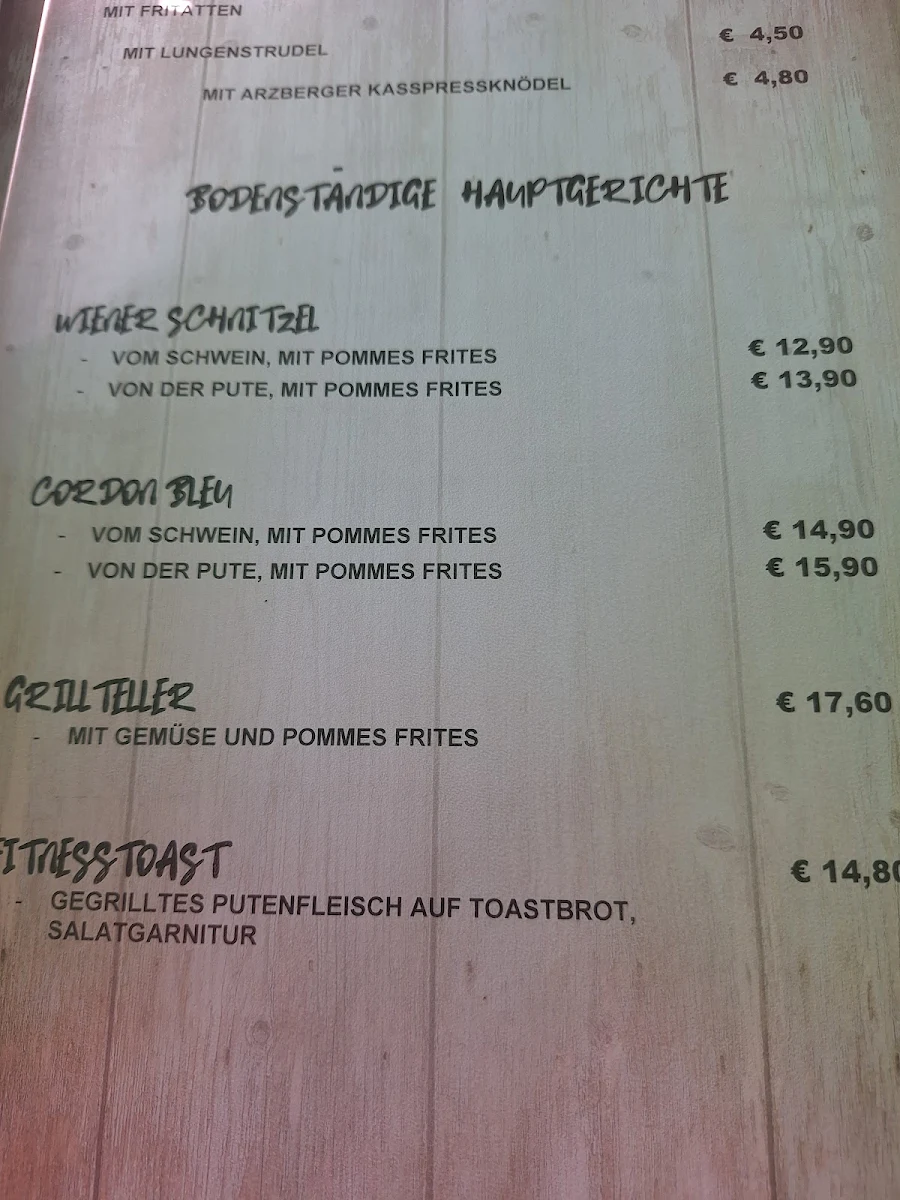 Speisekarte photo 1