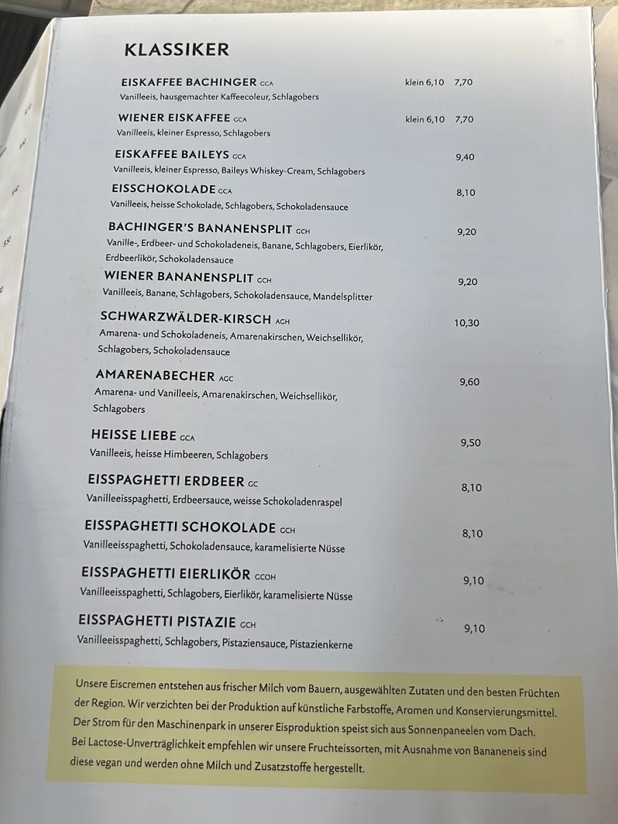 Speisekarte photo 1
