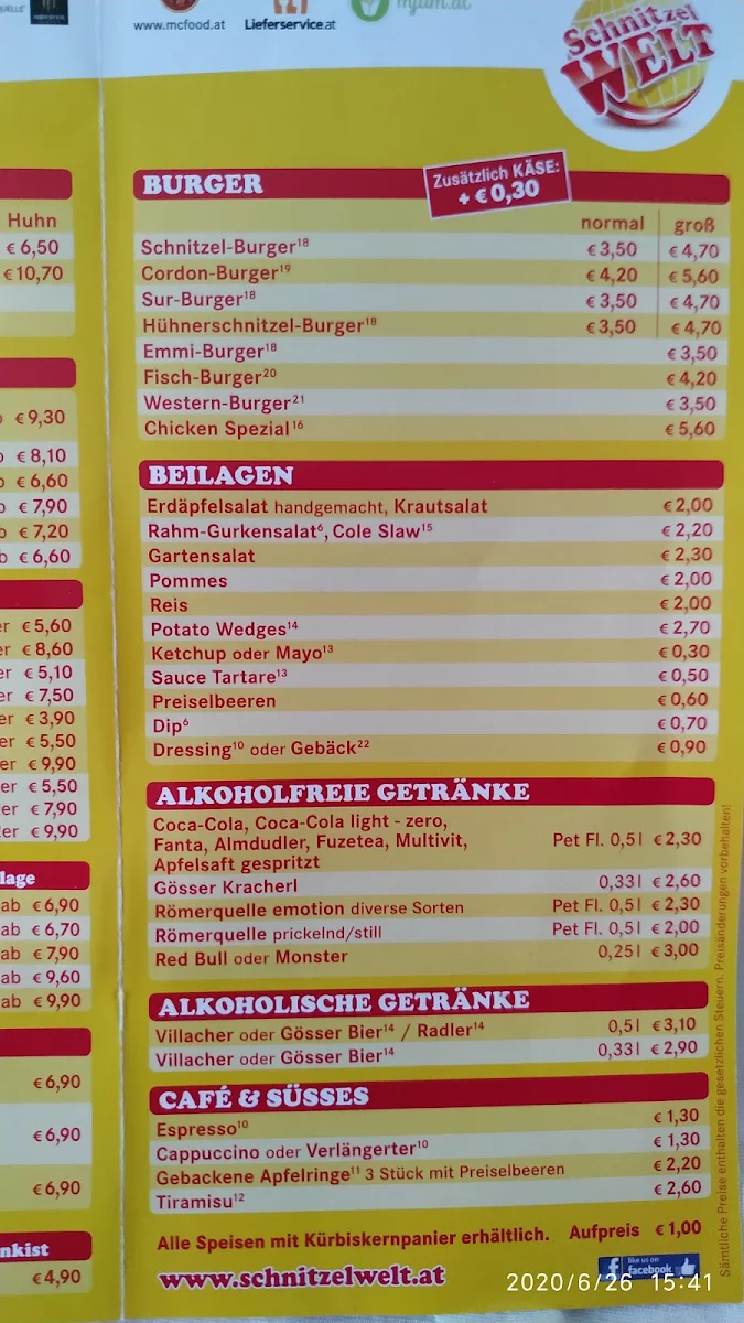 Speisekarte photo 1