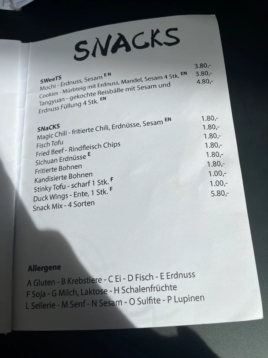 Speisekarte photo 2