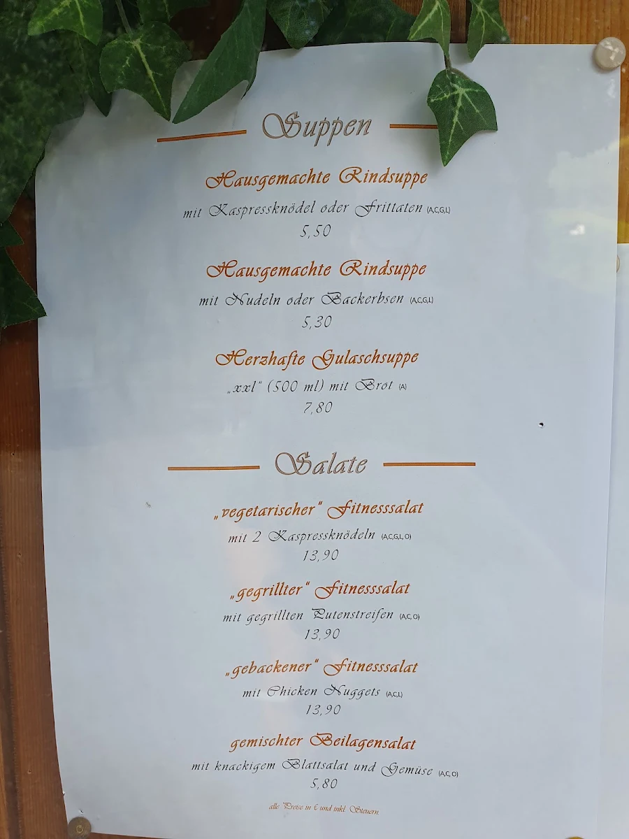 Speisekarte photo 1