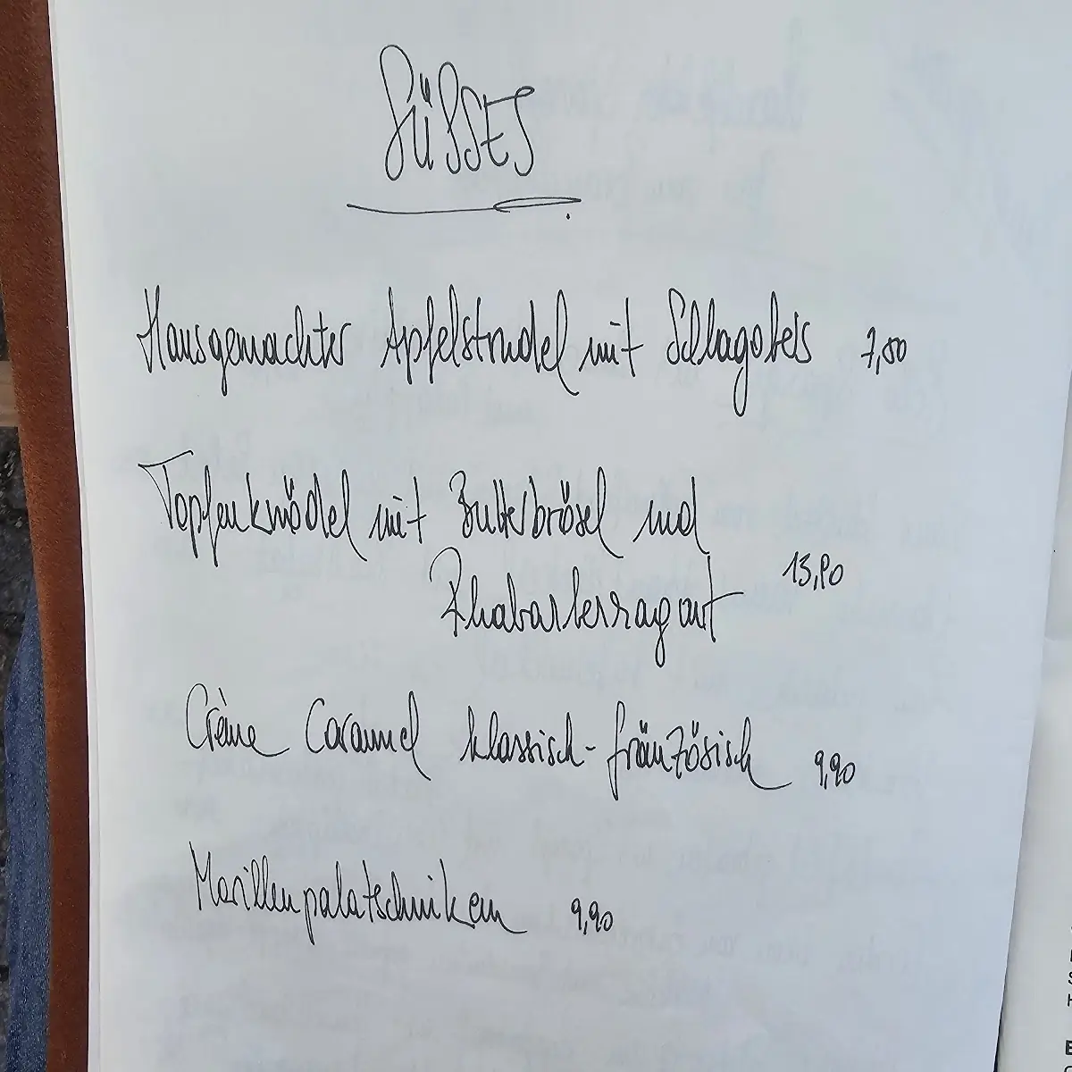Speisekarte photo 5