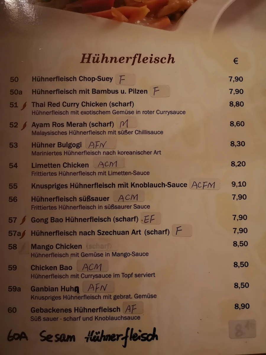 Speisekarte photo 2