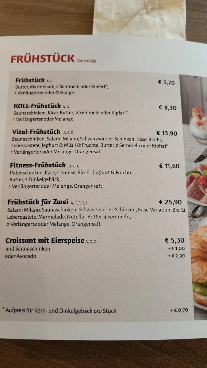 Speisekarte photo 3
