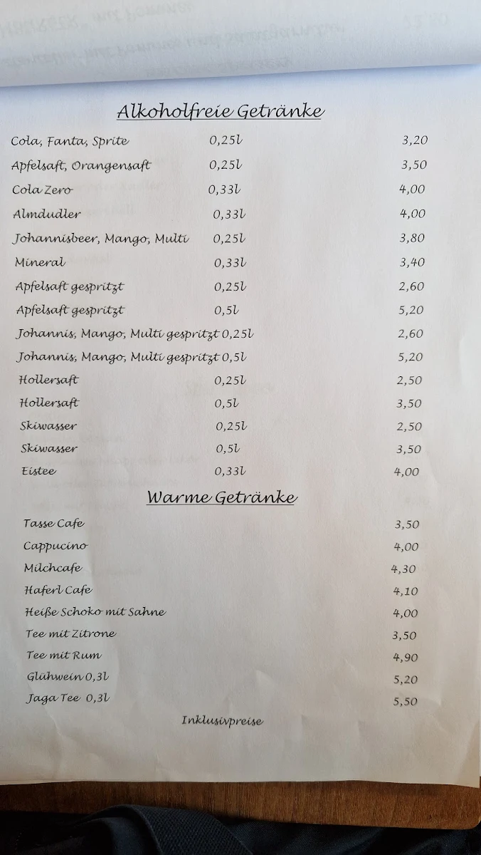 Speisekarte photo 1