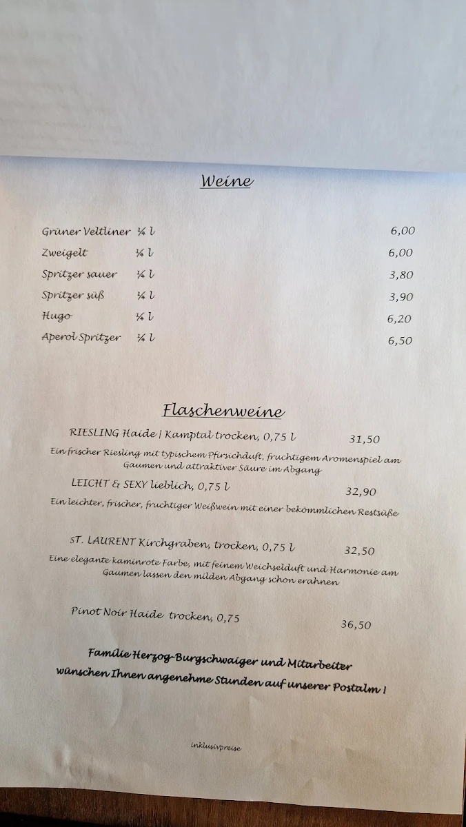 Speisekarte photo 2