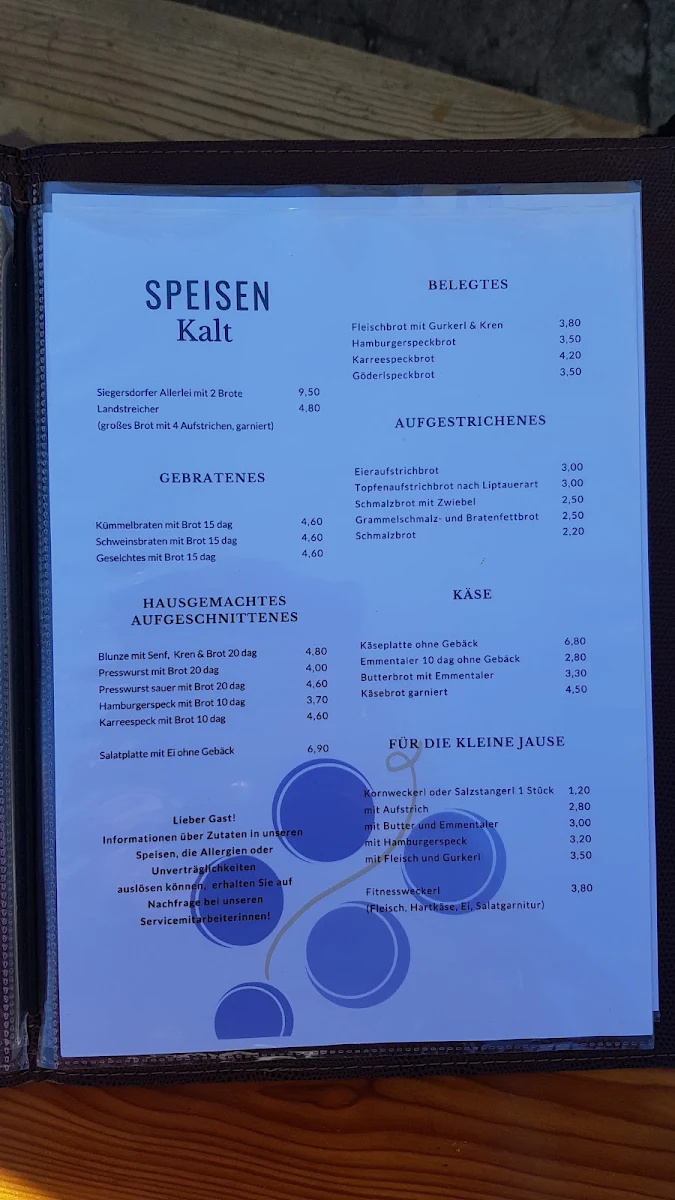 Speisekarte photo 2