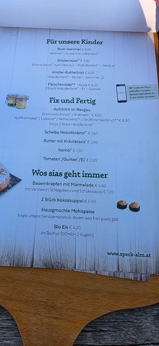 Speisekarte photo 1
