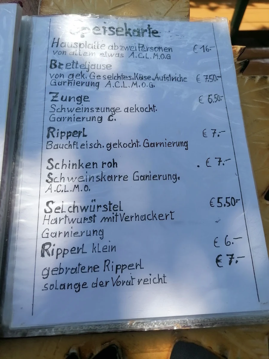Speisekarte photo 1