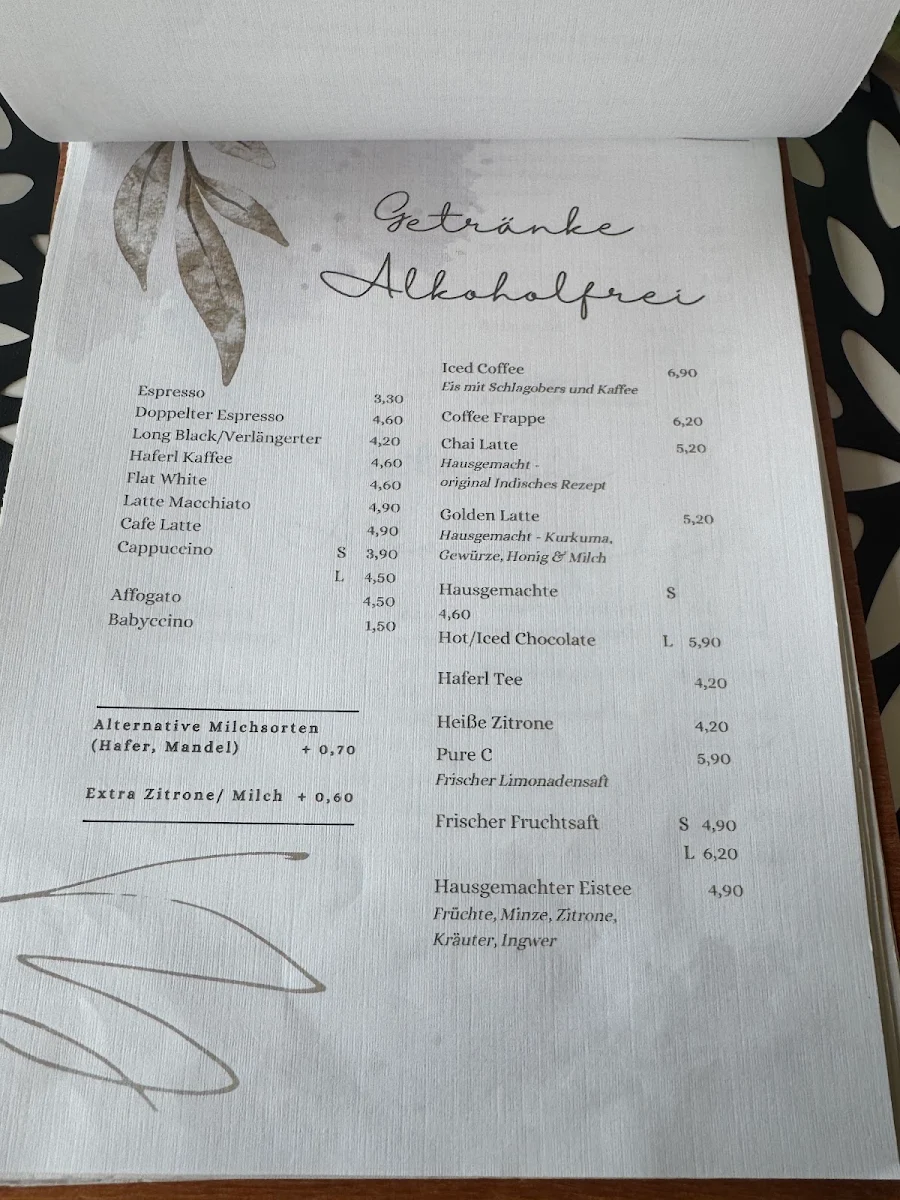 Speisekarte, Saint Gourmand GmbH