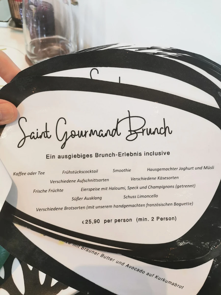 Speisekarte, Saint Gourmand GmbH
