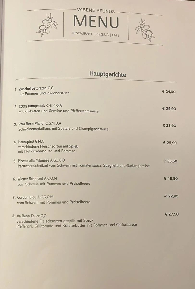 Speisekarte photo 2