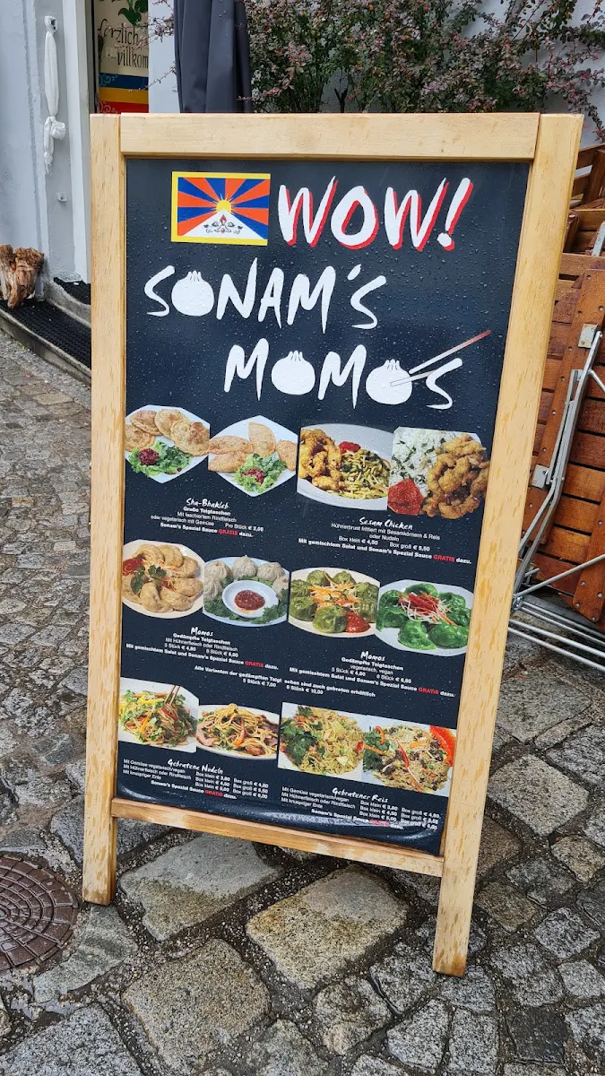 Speisekarte, WOW! SONAM'S MOMO'S