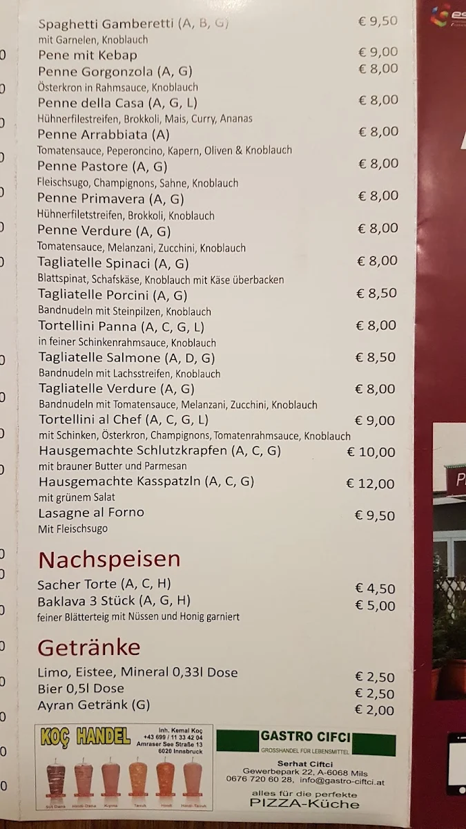 Speisekarte photo 4