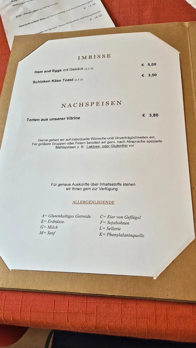 Speisekarte photo 5