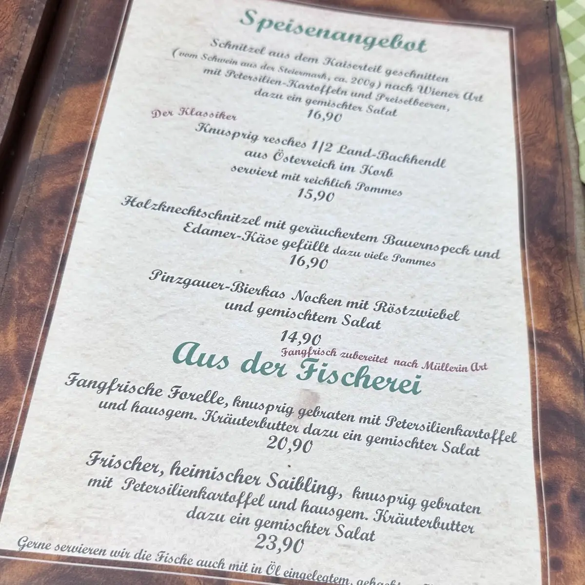 Speisekarte photo 8