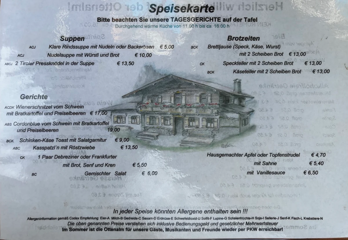Speisekarte photo 1