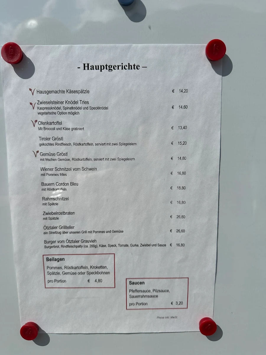 Speisekarte photo 1