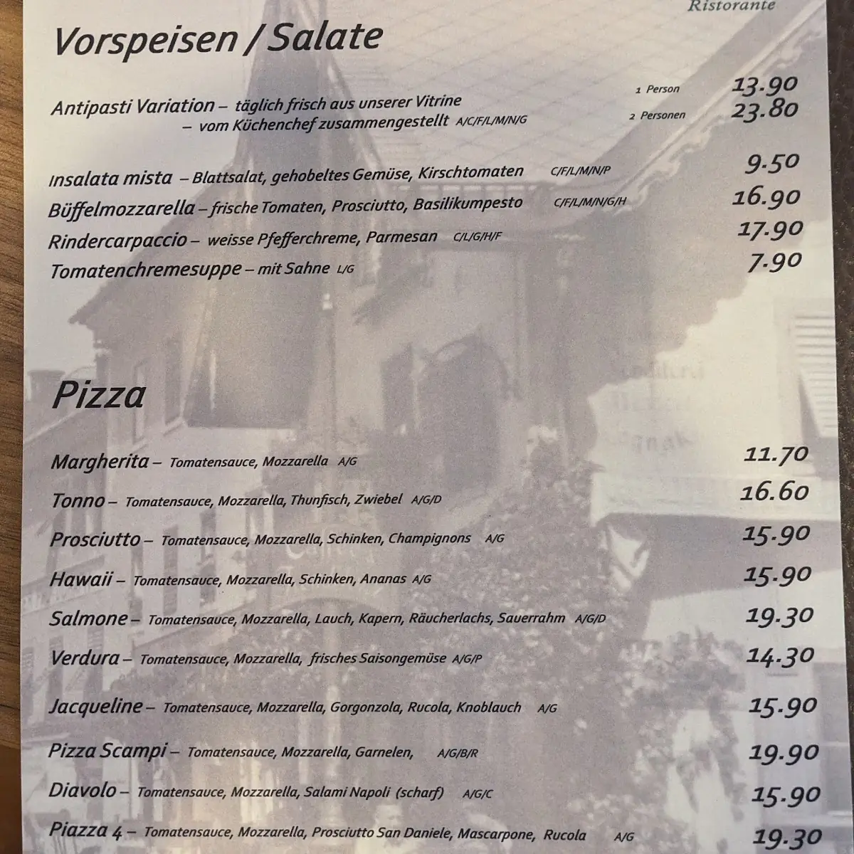 Speisekarte photo 1