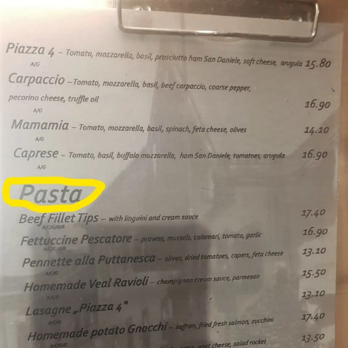 Speisekarte photo 5