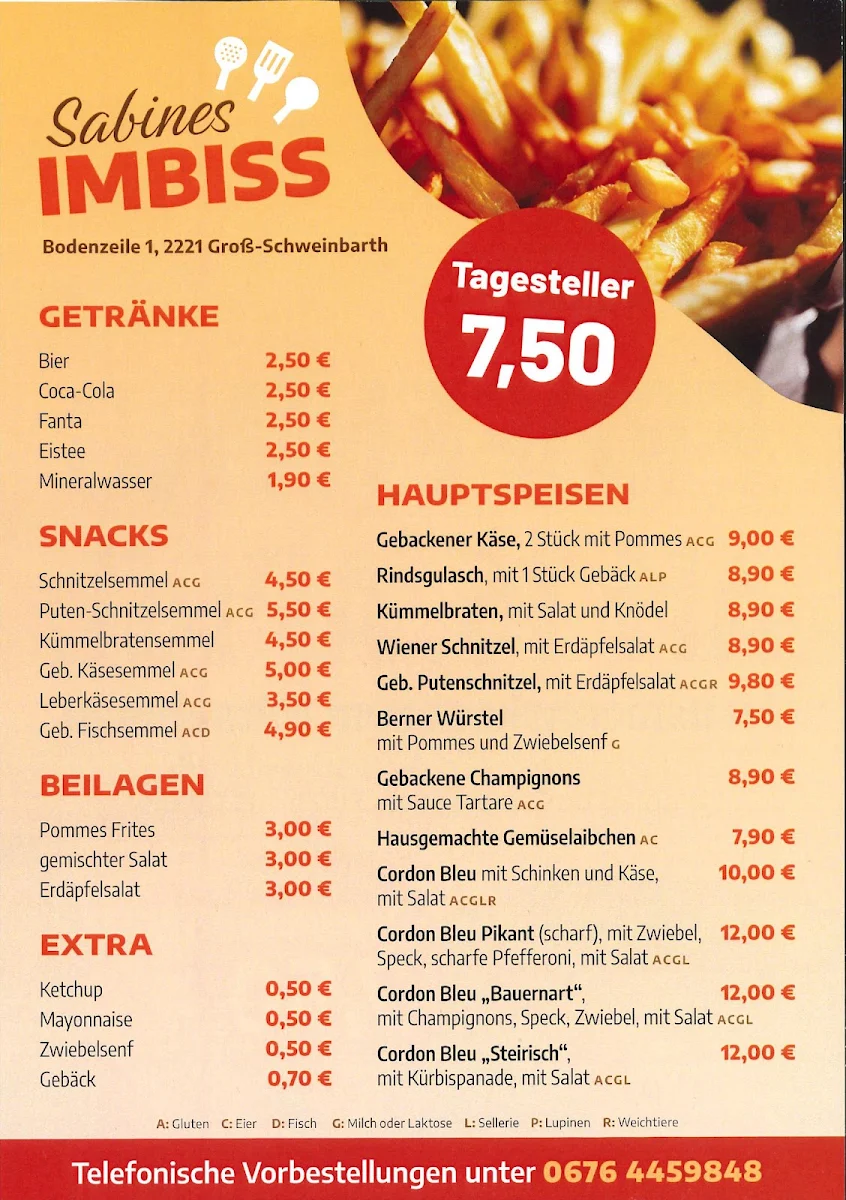 Speisekarte photo 2
