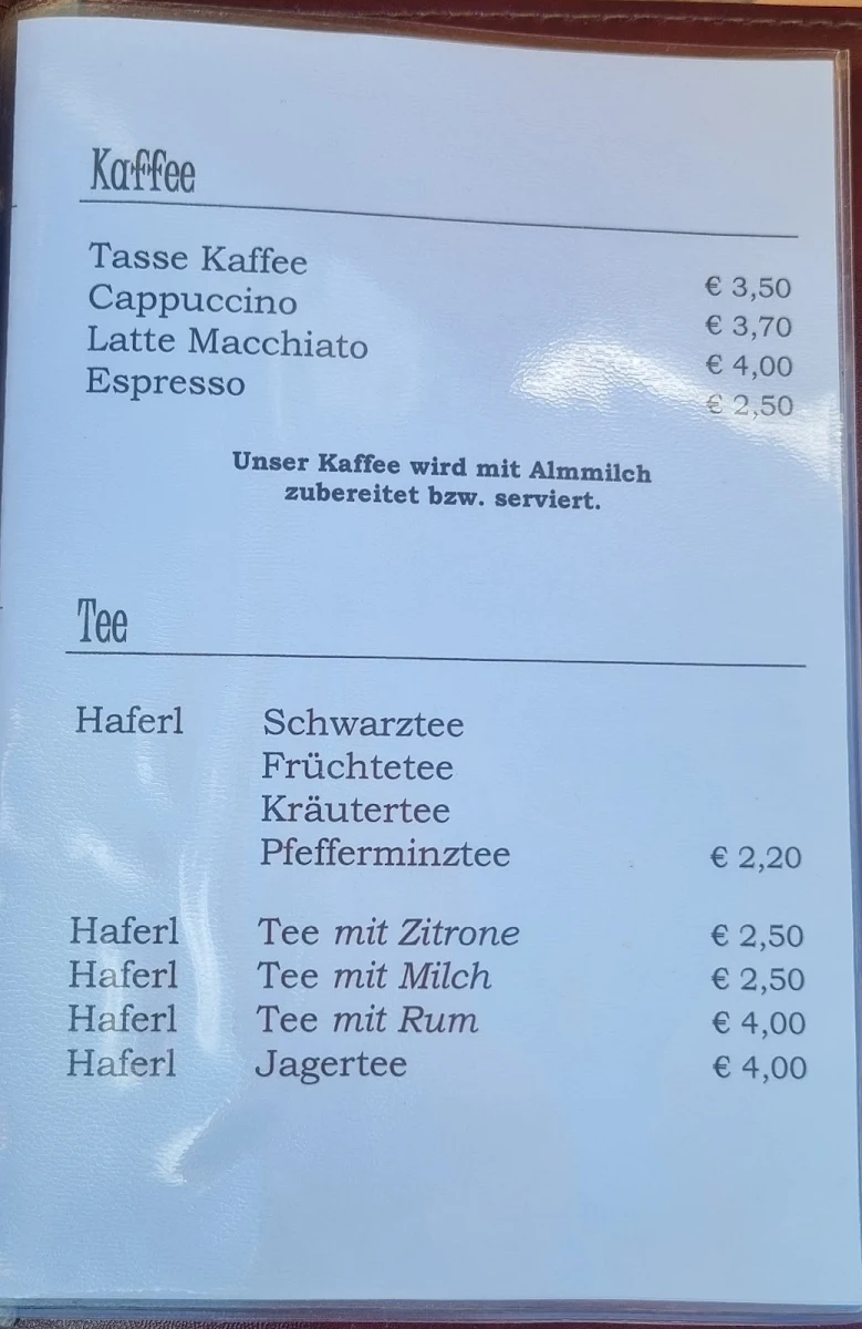 Speisekarte photo 1