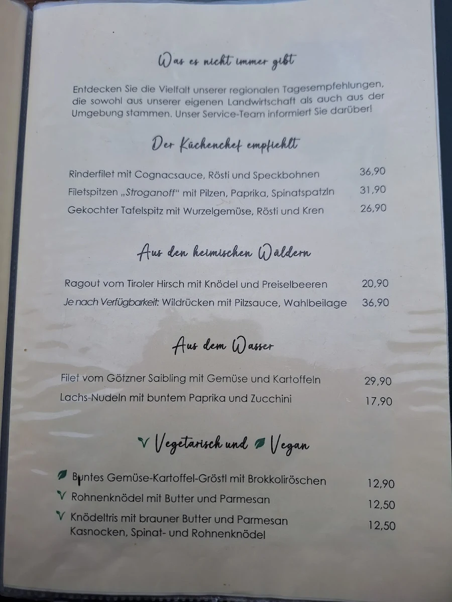 Speisekarte photo 4