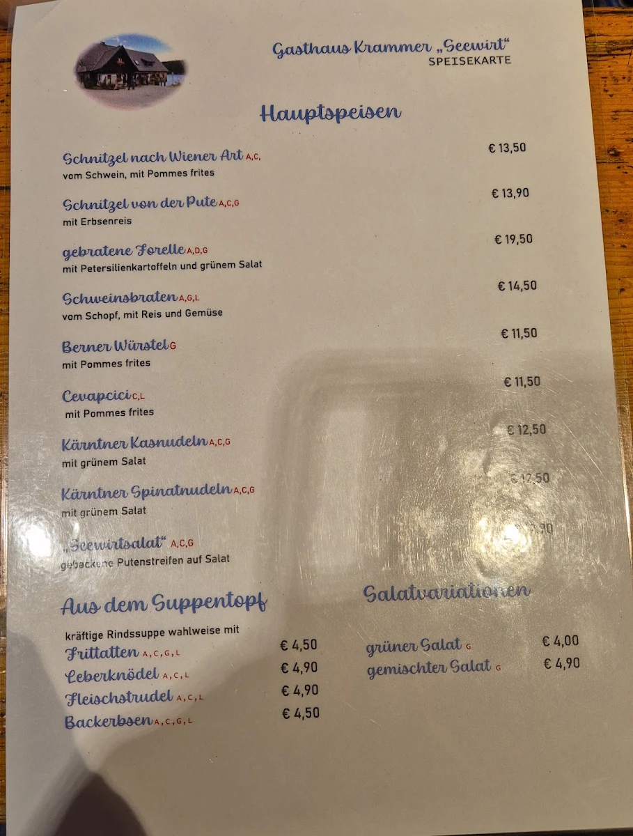 Speisekarte photo 1