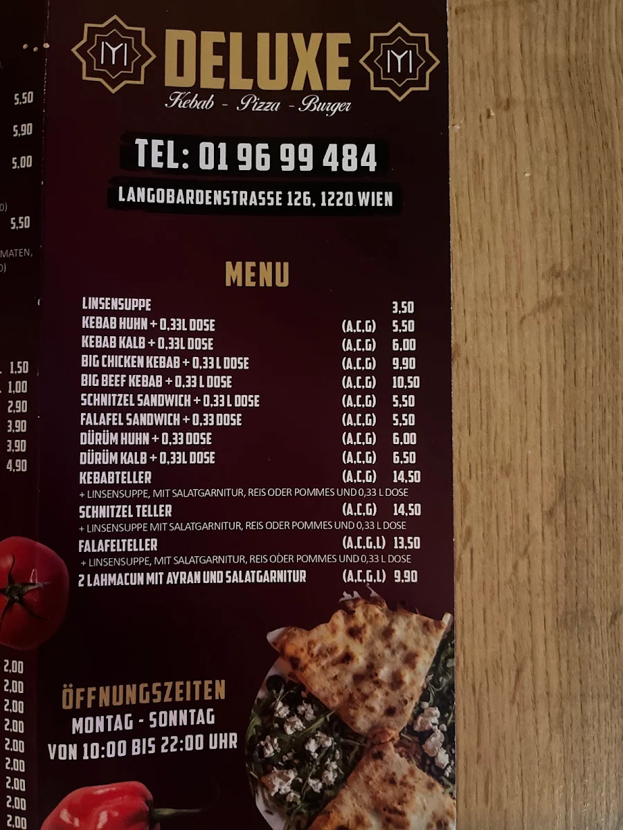Speisekarte photo 1