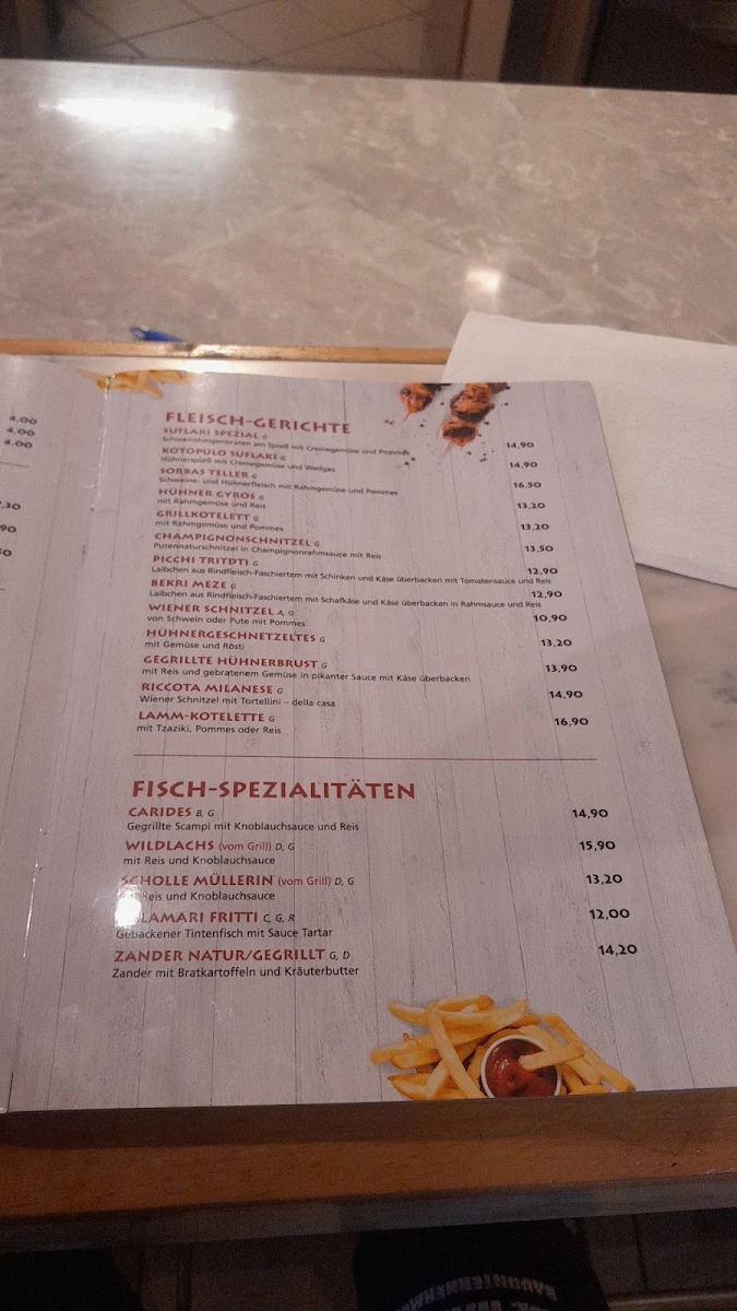 Speisekarte photo 2