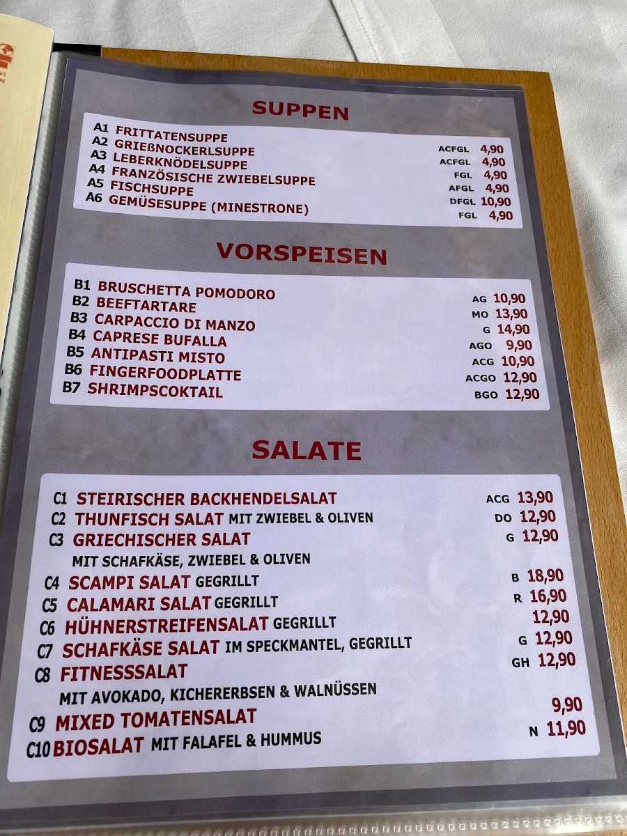 Speisekarte photo 3