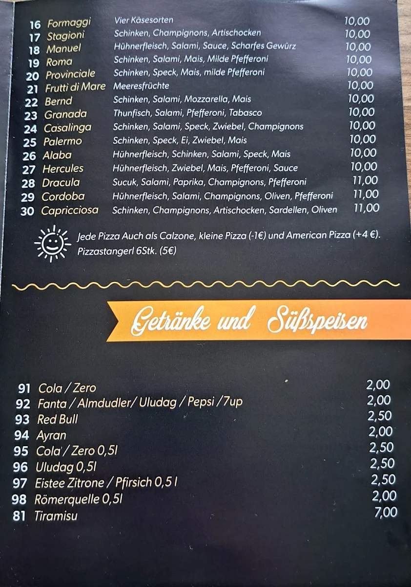 Speisekarte photo 1