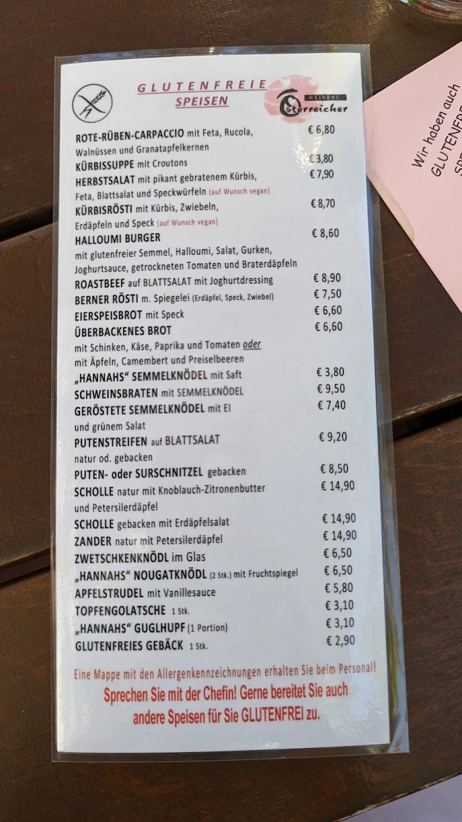 Speisekarte photo 7
