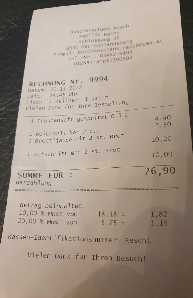 Speisekarte photo 10