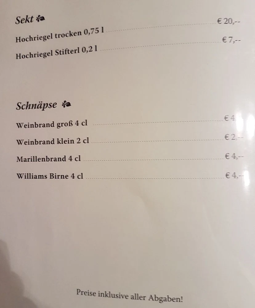 Speisekarte photo 8
