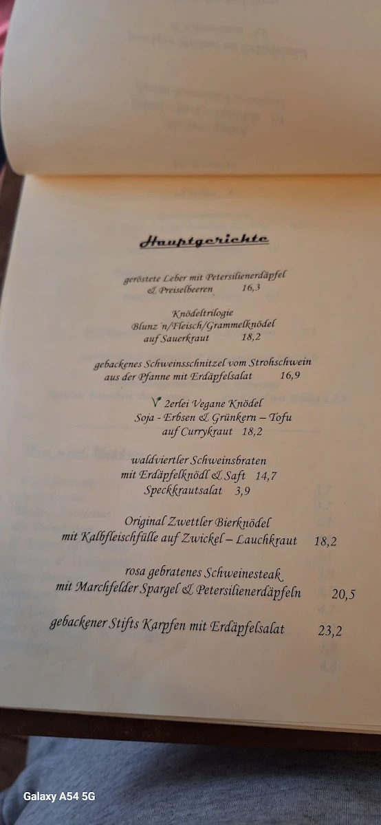 Speisekarte photo 1