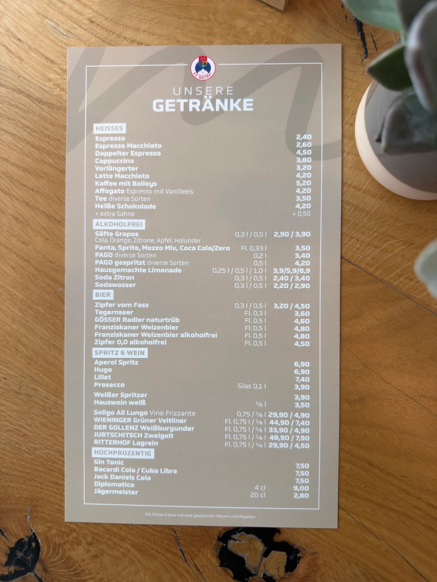 Speisekarte photo 1