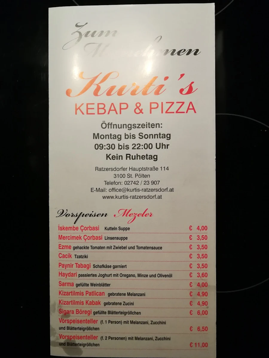 Speisekarte photo 4